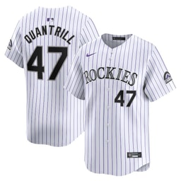 Cal Quantrill 47 Baseball team Home Limited Player Men's Jersey - White