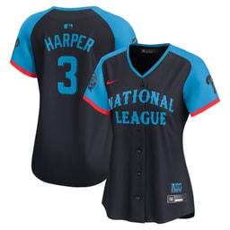 Bryce Harper 3 National League 2024 All-Star Game Limited Player Women's Jersey - Navy