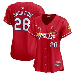 Women's Baseball team Nolan Arenado 2024 City Connect Limited Player Jersey, Red