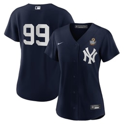 Aaron Judge 99 Baseball team Women's 2024 World Series Player Jersey - Navy