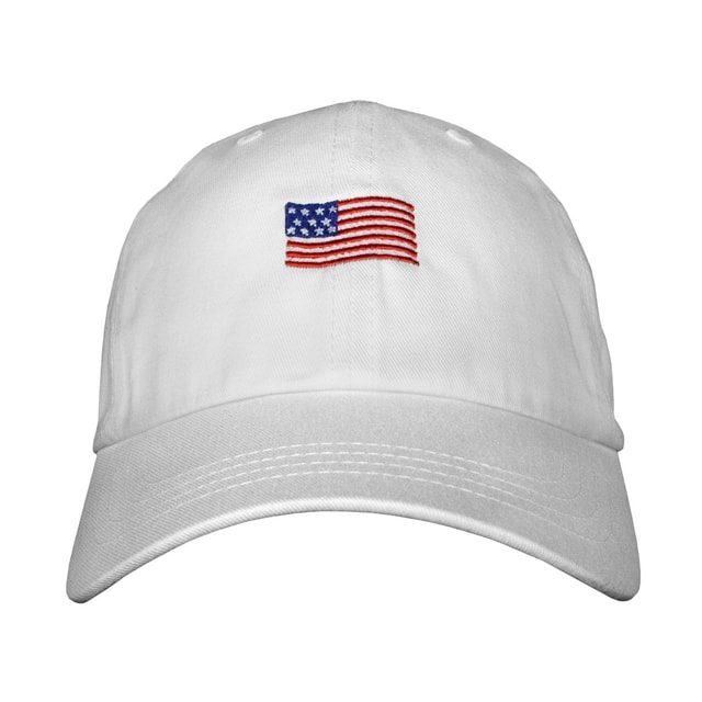 American Flag Dad hat