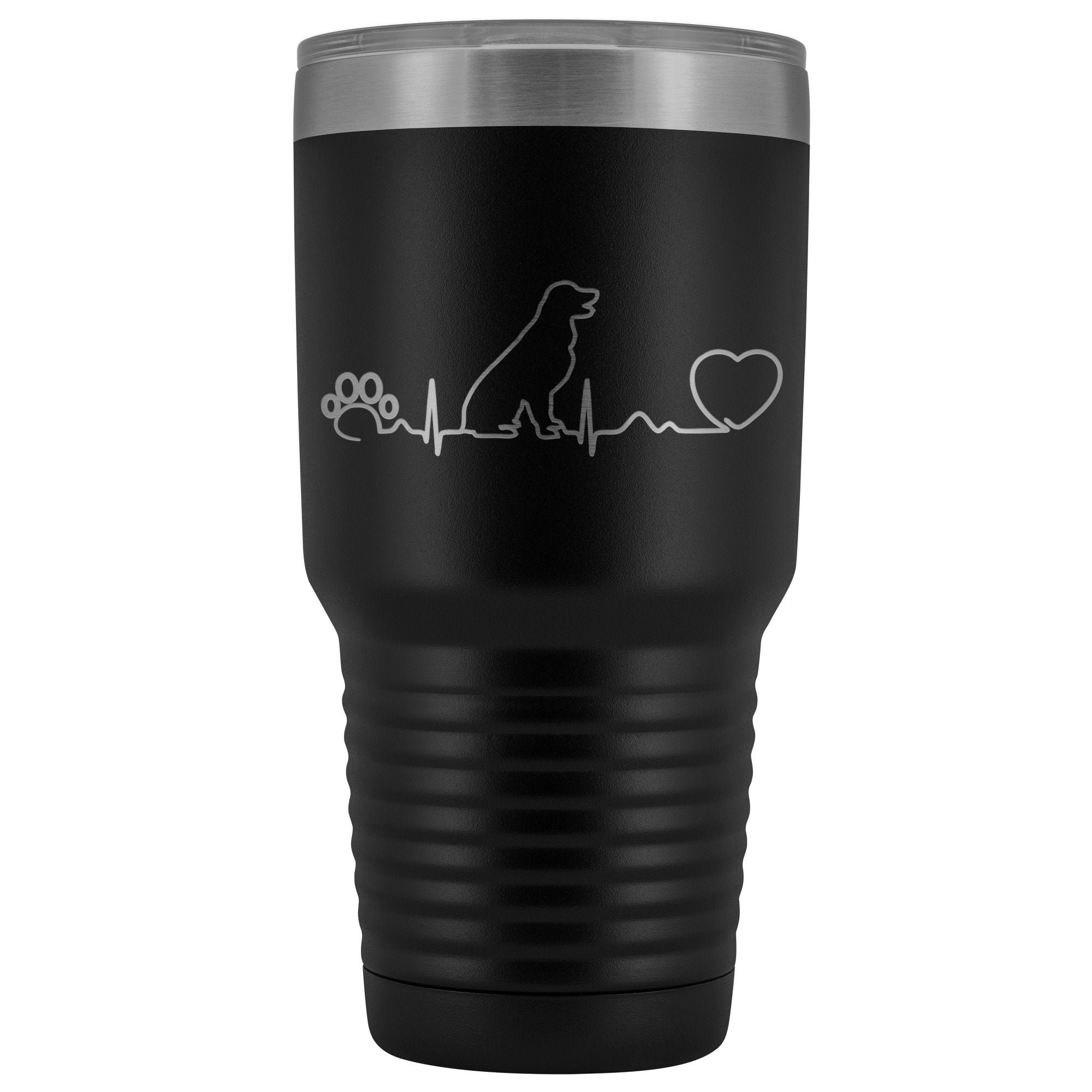 Dogs - Dog heartbeat 30oz Vacuum Tumbler