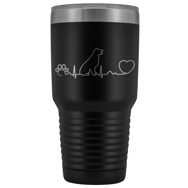 Dogs - Dog heartbeat 30oz Vacuum Tumbler