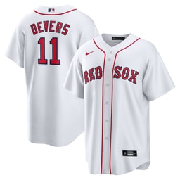 Men's Baseball team Rafael Devers Home Jersey, White