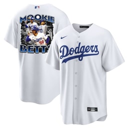 Mookie Betts 50 Baseball team Posture 2023 Home Player Men's Jersey - White