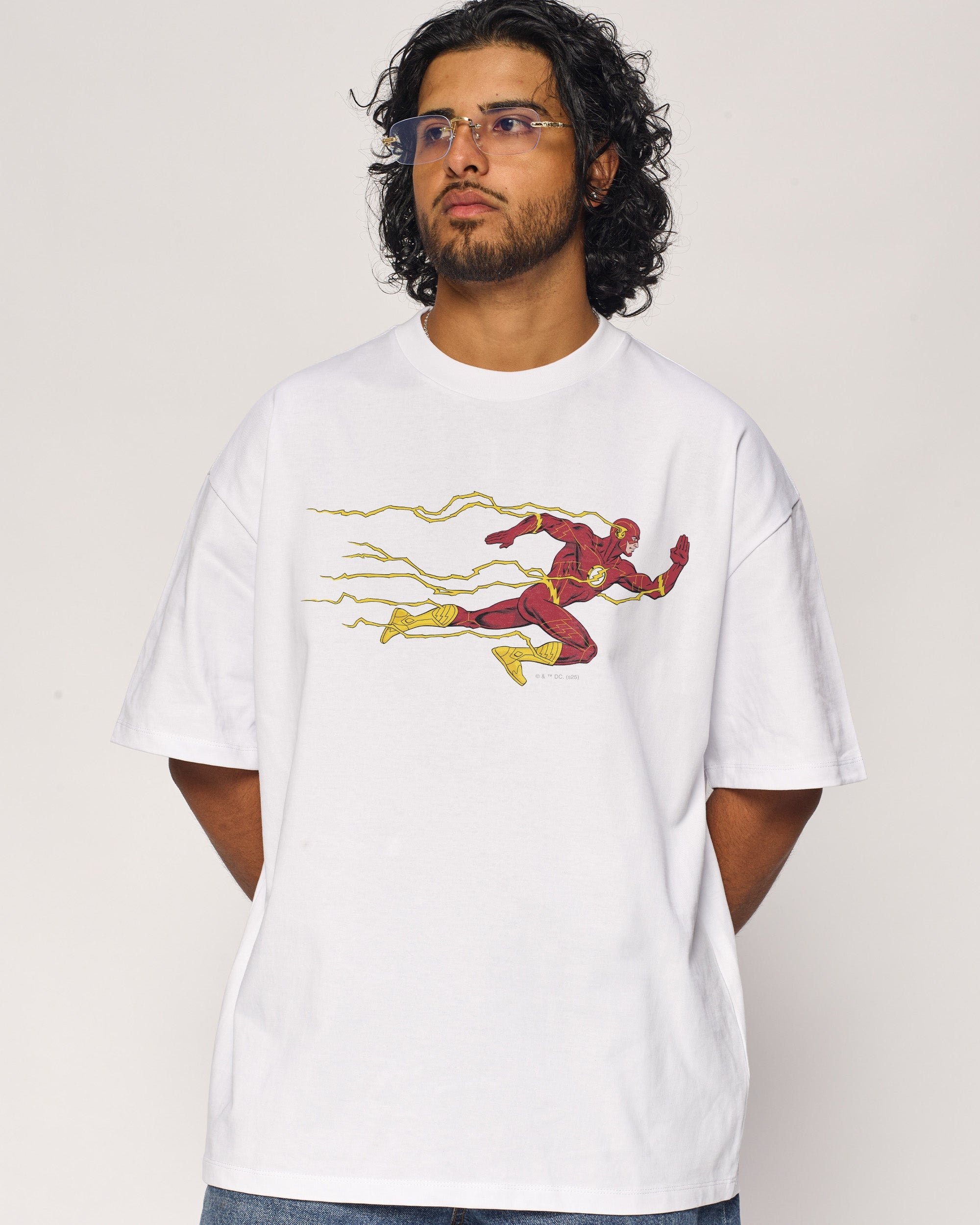 The Flash Oversized Graphic T-Shirt DC Collab 100% Combed Cotton Unisex