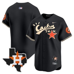 Baseball team Cactus Jack Patch Limited Jersey - Men's, Black