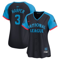 Women's National League Bryce Harper 2024 Baseball league All-Star Game Limited Player Jersey, Navy