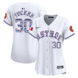 Kyle Tucker 30 Baseball team Mexico Women's Jersey - White