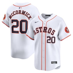 Chas McCormick 20 Baseball team Home Limited Player Men's Jersey - White