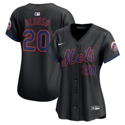 Women's Baseball team Pete Alonso Black Alternate Limited Player Jersey