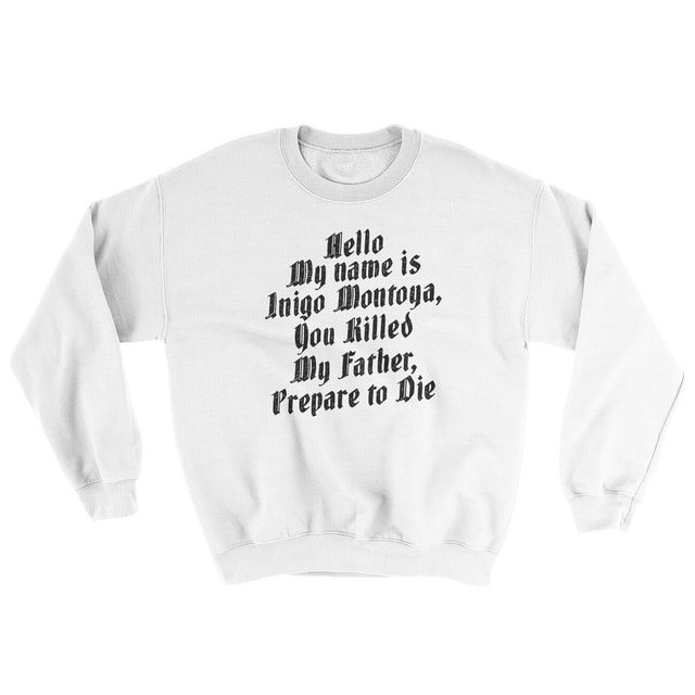 Hello My Name Is Inigo Montoya Ugly Sweater