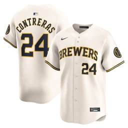 Men's Baseball team William Contreras Cream Home Limited Player Jersey