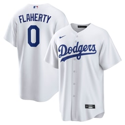 Men's Baseball team Jack Flaherty White Home Player Jersey