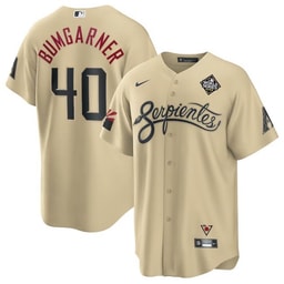 Madison Bumgarner 40 Baseball team 2023 World Series Men's Jersey - Gold