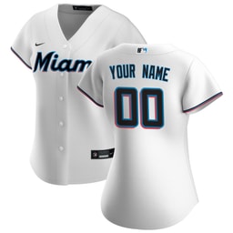 Women's Baseball team White Home Custom Jersey