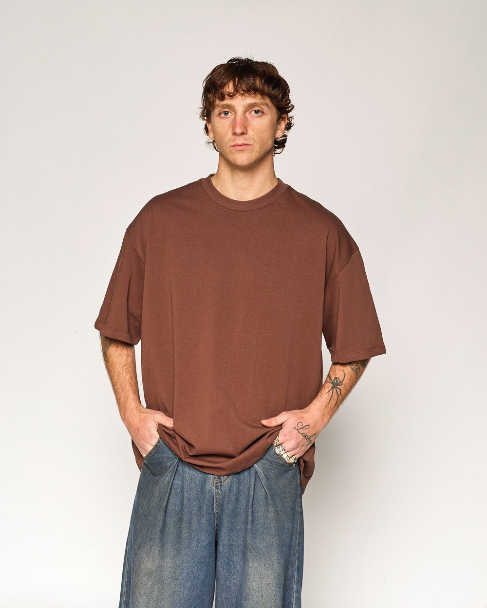 Oversized Unisex Tee - 90s Boxy Fit, Dropped Shoulders, 100% Combed Cotton 275 GSM