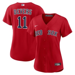 Women's Baseball team Rafael Devers Red Alternate Player Jersey