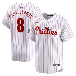 Nick Castellanos 8 Baseball team 2024 Baseball league World Tour London Series Home Limited Player Men's Jersey - White
