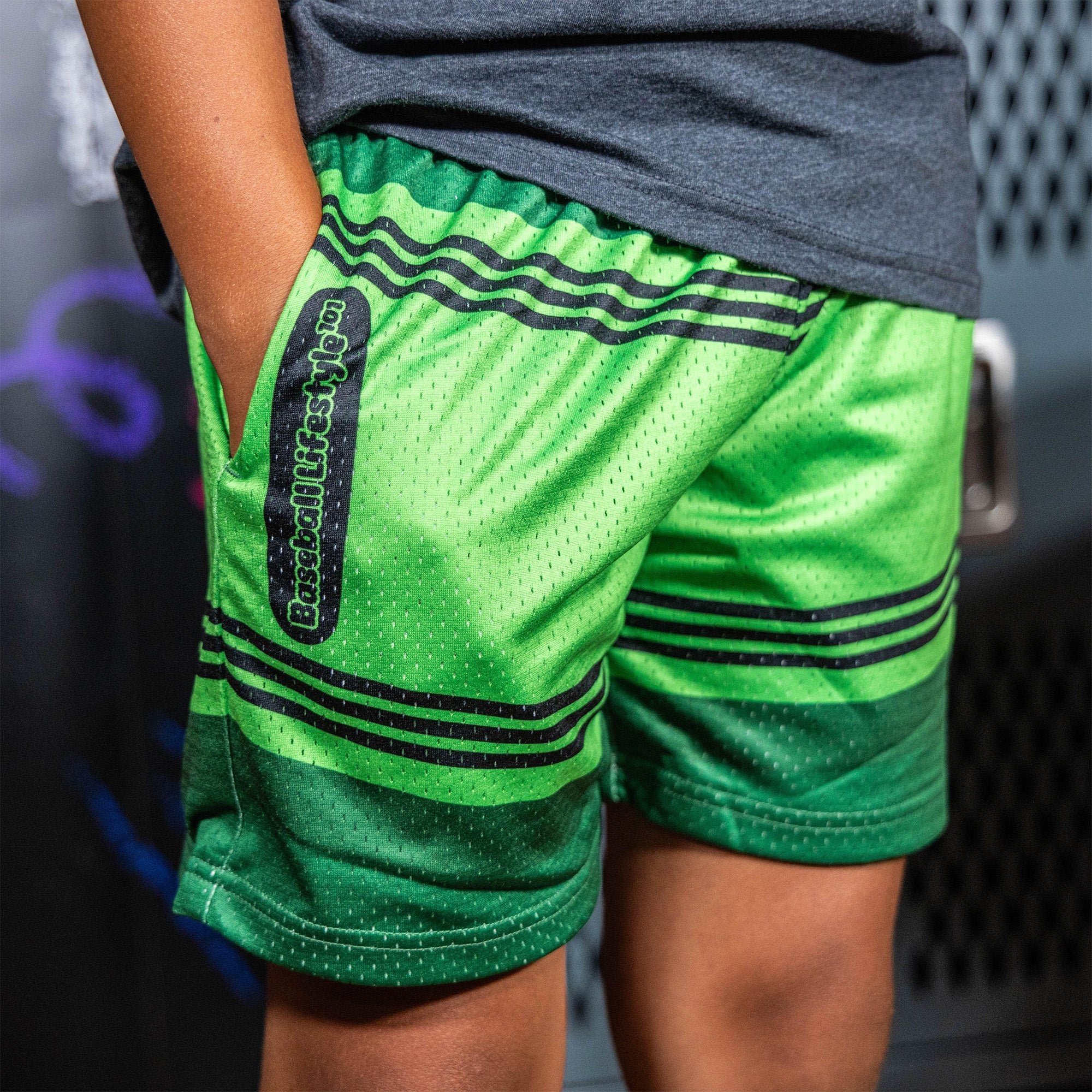 Crayon Shorts - Turf Green