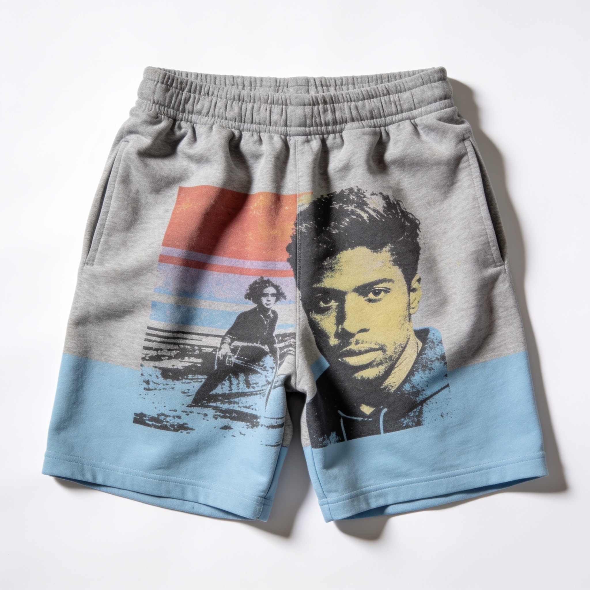Pro Series Shorts V2 - Gray/Light Blue