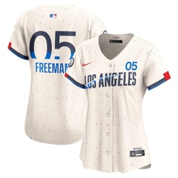 Freddie Freeman 5 Baseball team 2024 City Connect Limited Women's Jersey - Cream