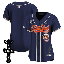 Baseball team Cactus Jack Patch V2 Women's Jersey - Navy
