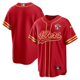 Football team Men's Baseball Jersey - Red