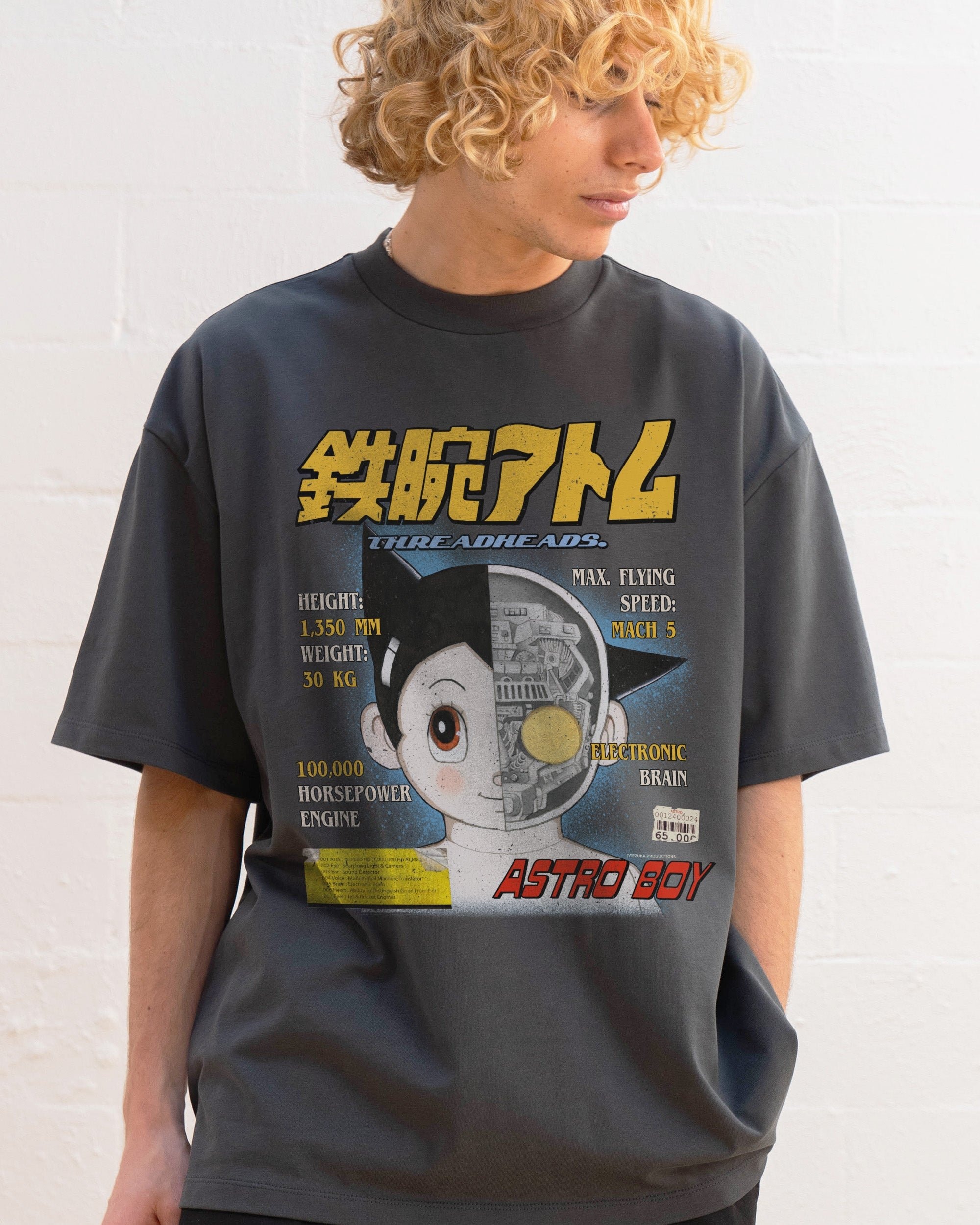 Astro Boy Magazine Oversized Graphic T-Shirt - Unisex 100% Combed Cotton