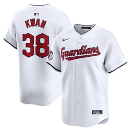 Men's Baseball team Steven Kwan White Home Limited Player Jersey