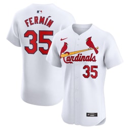 Jos? Ferm?n 35 Baseball team Home Elite Player Men Jersey - White
