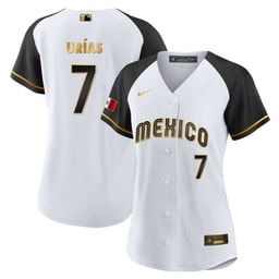 Julio Ur?as 7 Mexico 2023 Baseball Jersey - Alternate