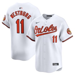 Jordan Westburg 11 Baseball team Home Limited Men's Jersey - White