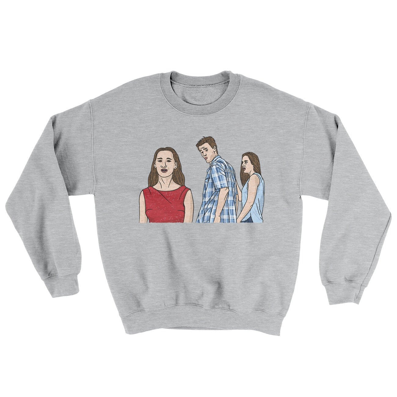 Distracted Boyfriend Meme Ugly Sweater