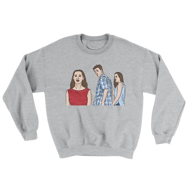 Distracted Boyfriend Meme Ugly Sweater