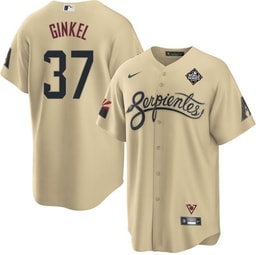 Kevin Ginkel 37 Baseball team 2023 World Series Men's Jersey - Gold