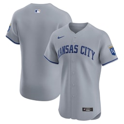 Men's Baseball team Gray Road Vapor Premier Elite Patch Jersey