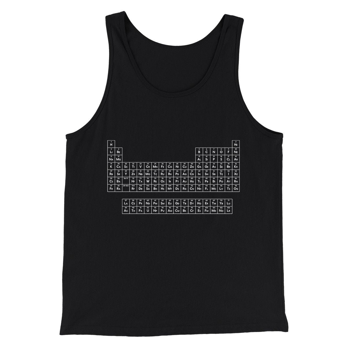 Periodic Table of Elements Men/Unisex Tank Top
