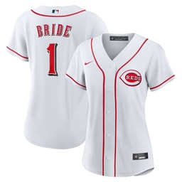Women's Baseball team #1 Bride Home Jersey, White