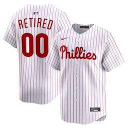 Men's Baseball team White Home Limited Pick-A-Player Retired Roster Jersey