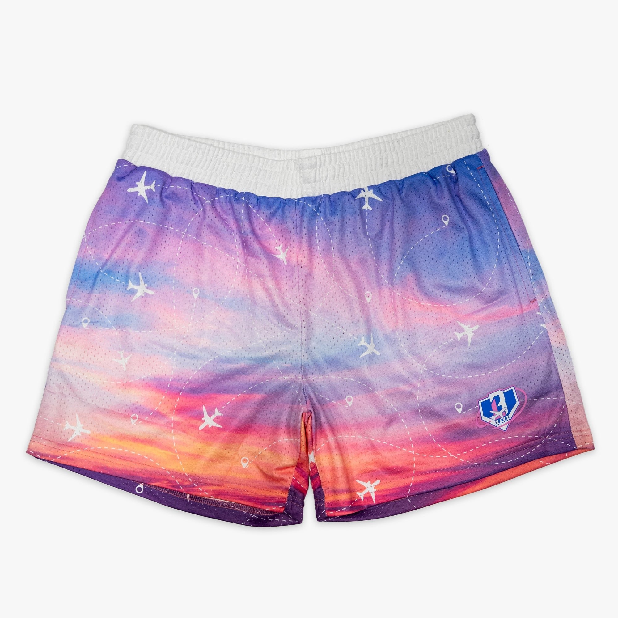 Flight Map Shorts - Sunrise