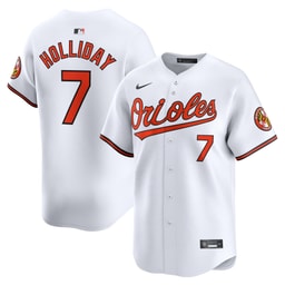 Men's Baseball team Jackson Holliday White Home Limited Player Jersey