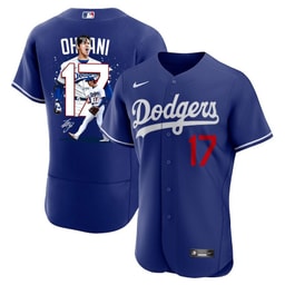 Baseball player 17 Baseball team Signed Number 2023 Alternate ELITE Jersey - Men's Royal Jersey