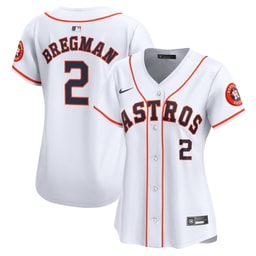 Women's Baseball team Alex Bregman White Home Limited Player Jersey