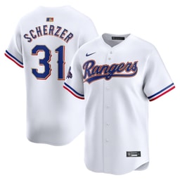 Max Scherzer 31 Baseball team 2024 Gold Collection Limited Jersey - White