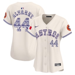 Yordan ?lvarez 44 Baseball team Mexico Women's Jersey - Cream