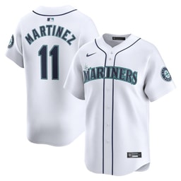 Edgar Martinez 11 Baseball team Home Limited Player Men's Jersey - White