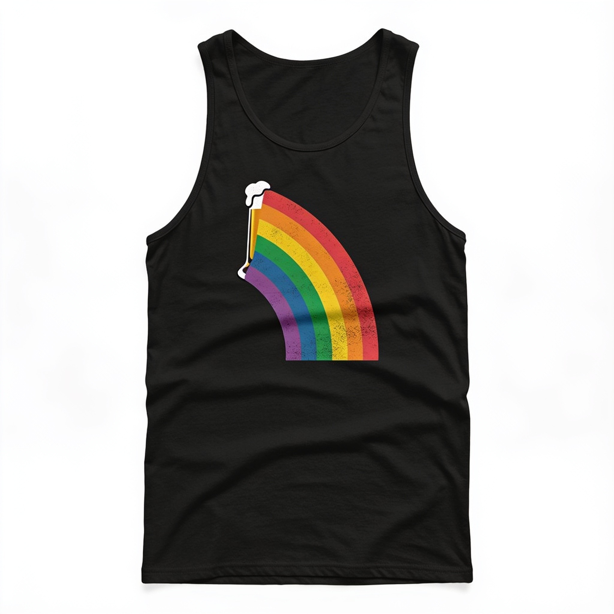 Beer Rainbow Men/Unisex Tank Top
