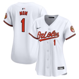 Women's Baseball team #1 Mom Home Limited Jersey, White