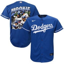 Mookie Betts 50 Baseball team Stadium 2023 Alternate Player YOUTH Jersey - Royal